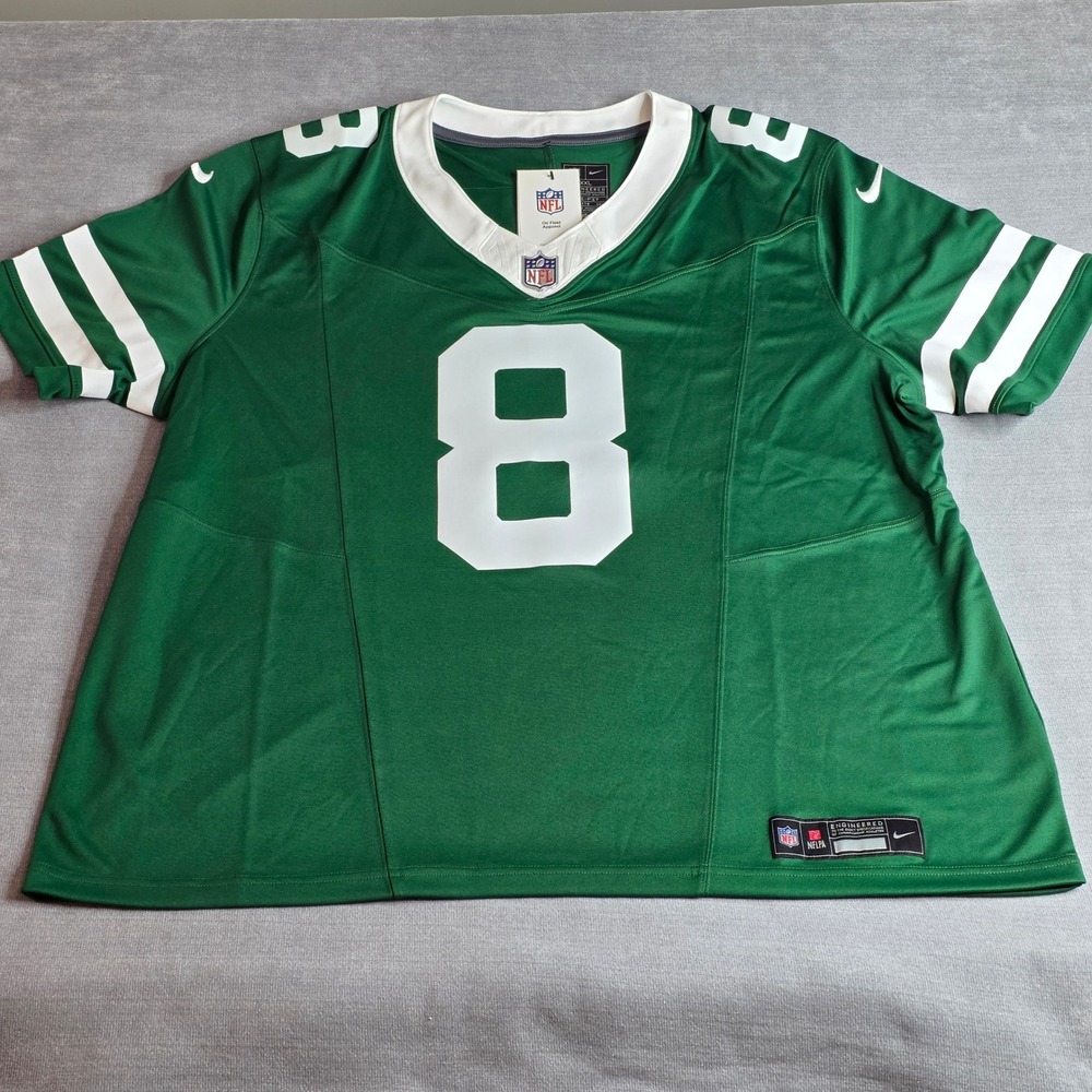Nike Aaron Rodgers #8 New York Jets NFL On Field Elite Jersey Size 52 - XXL NWT